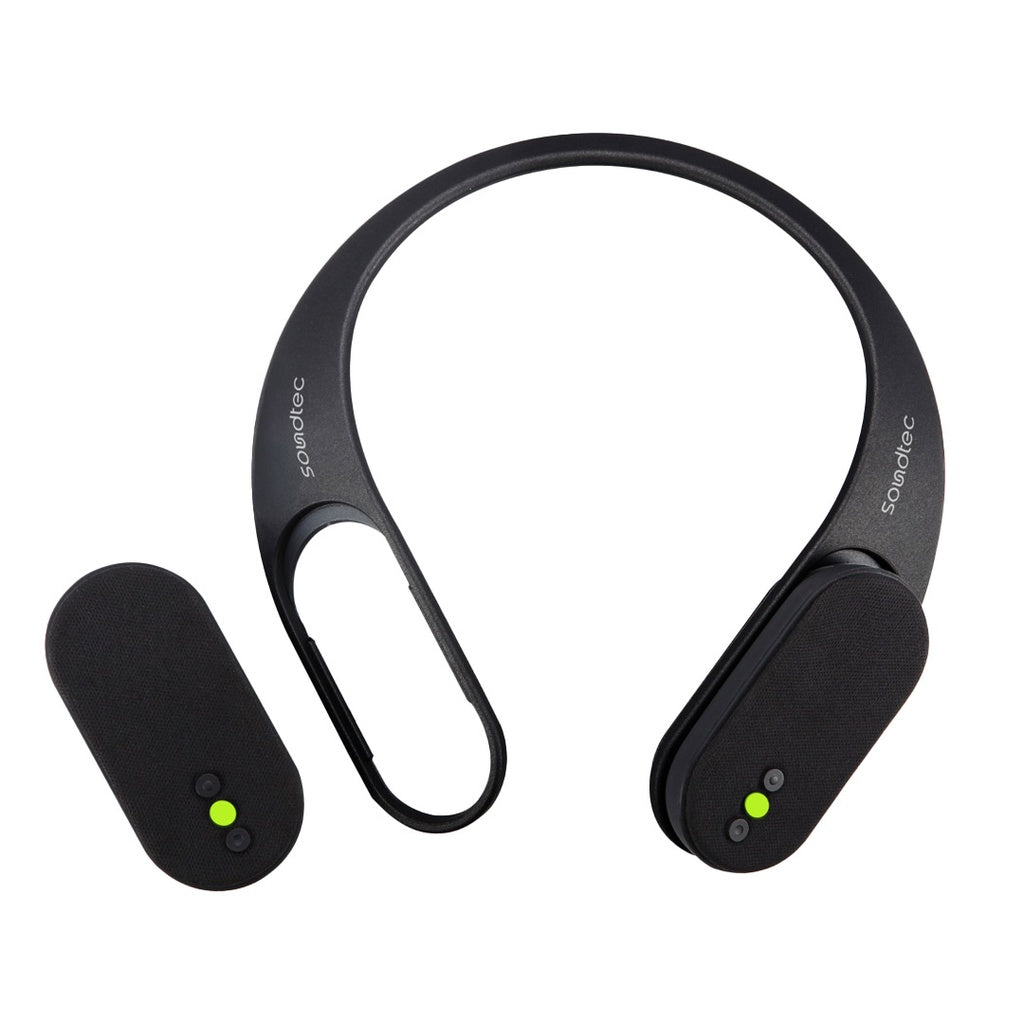 PD-STWLEP024-BK , Porodo Soundtec Neck Audio Wireless Speaker And Detachable Design - Black PD-STWLEP024-BK , Porodo Soundtec Neck Audio Wireless Speaker And Detachable Design - Black